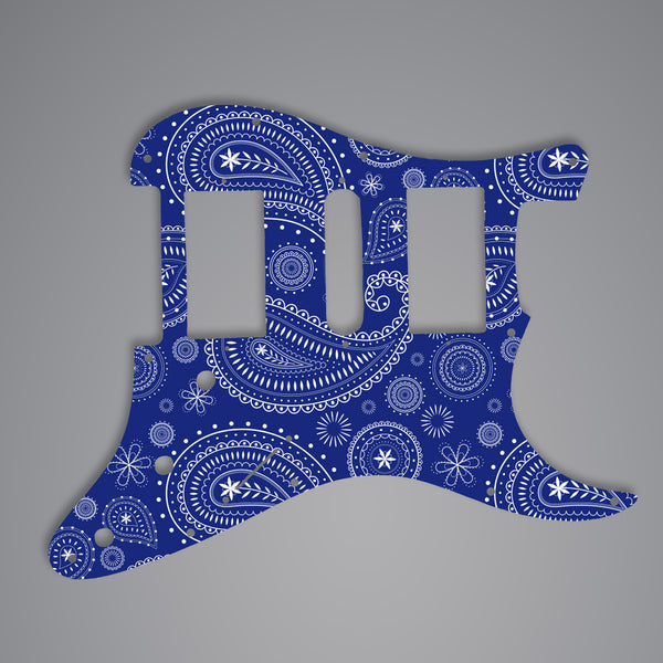 Fender Fender Stratocaster HSH Pickguard 3 Ply(W/B/W) 11 mounting hole for Fender American/Mexican Standard Custom Pickguard Scratchplate Paisley Design