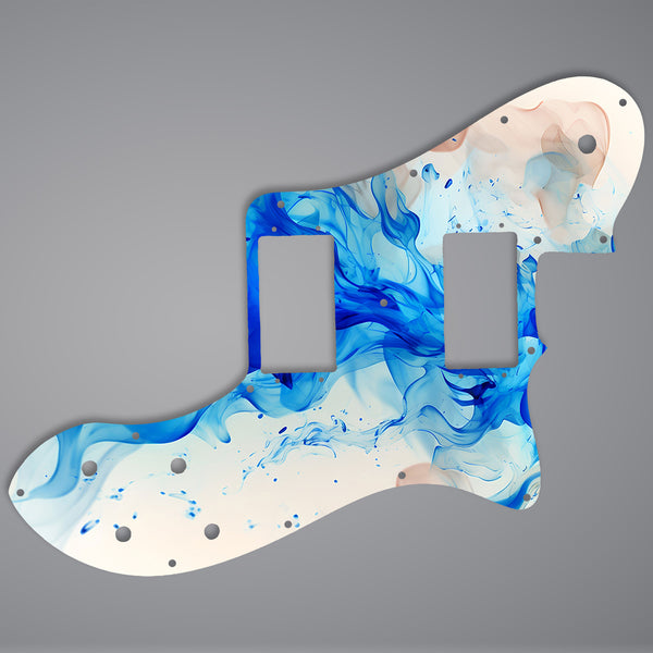 Fender Fender Telecaster deluxe HH pickguard 3 Ply (W/B/W) 15 mounting holes Custom Pickguard Scratchplate Fire Design