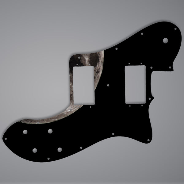 Fender Fender Telecaster deluxe HH pickguard 3 Ply (W/B/W) 15 mounting holes Custom Pickguard Scratchplate MOON Design