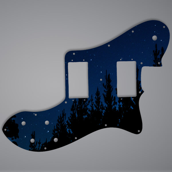 Fender Fender Telecaster deluxe HH pickguard 3 Ply (W/B/W) 15 mounting holes Custom Pickguard Scratchplate NIGHT Design