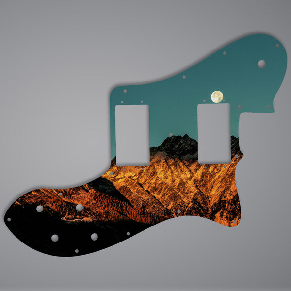 Fender Fender Telecaster deluxe HH pickguard 3 Ply (W/B/W) 15 mounting holes Custom Pickguard Scratchplate NIGHT Design