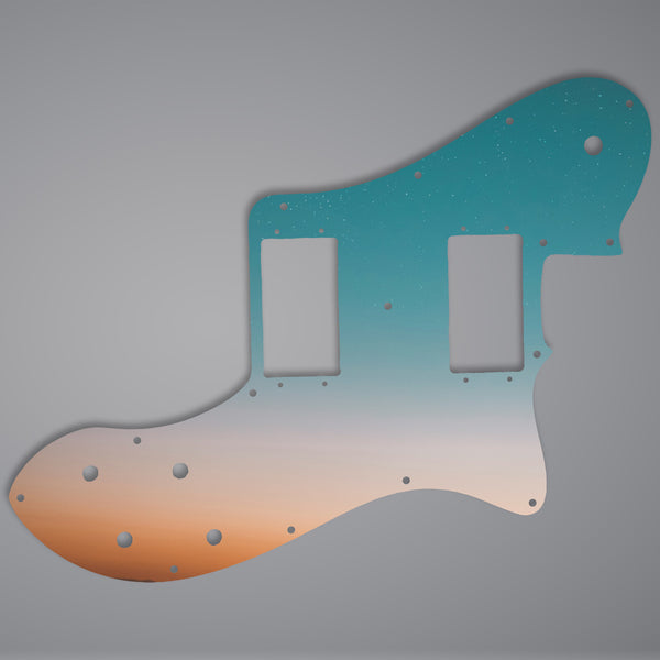 Fender Fender Telecaster deluxe HH pickguard 3 Ply (W/B/W) 15 mounting holes Custom Pickguard Scratchplate NIGHT Design