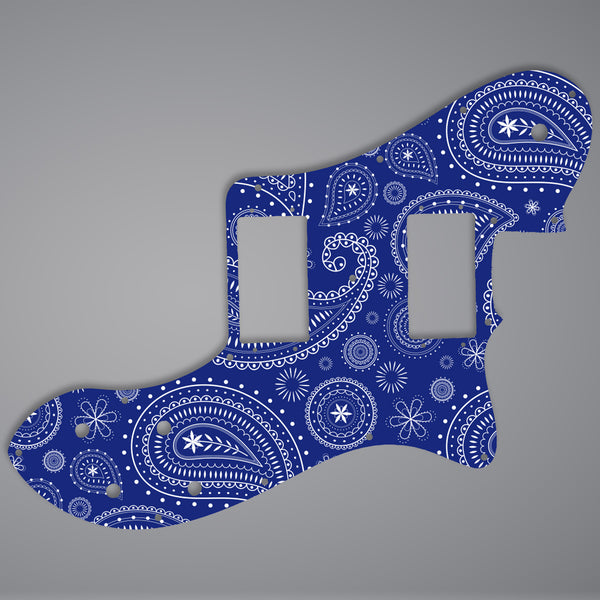 Fender Fender Telecaster deluxe HH pickguard 3 Ply (W/B/W) 15 mounting holes Custom Pickguard Scratchplate Paisley Design