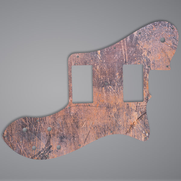 Fender Fender Telecaster deluxe HH pickguard 3 Ply (W/B/W) 15 mounting holes Custom Pickguard Scratchplate Rust Design