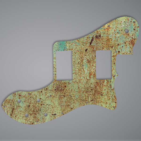 Fender Fender Telecaster deluxe HH pickguard 3 Ply (W/B/W) 15 mounting holes Custom Pickguard Scratchplate Rust Design