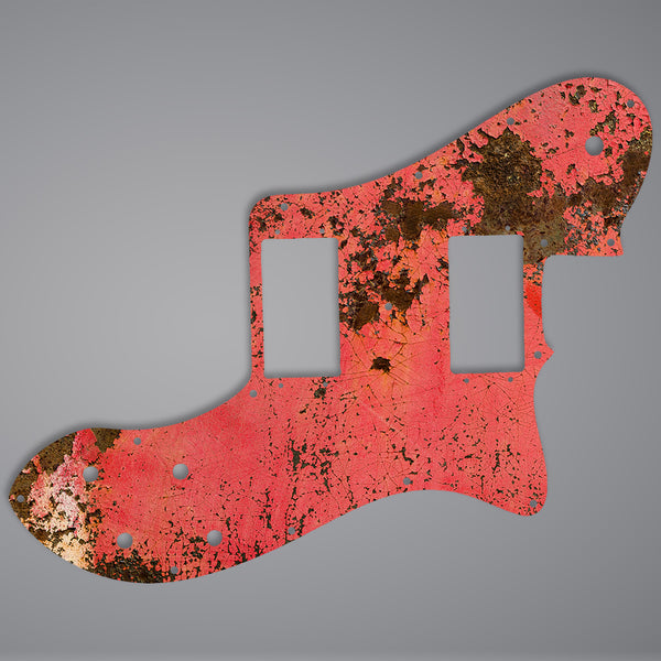 Fender Fender Telecaster deluxe HH pickguard 3 Ply (W/B/W) 15 mounting holes Custom Pickguard Scratchplate Rust Design