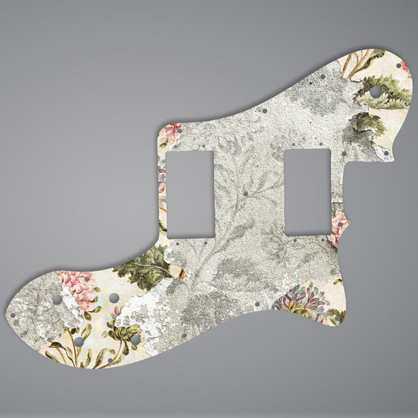 Fender Fender Telecaster deluxe HH pickguard 3 Ply (W/B/W) 15 mounting holes Custom Pickguard Scratchplate Rust Design