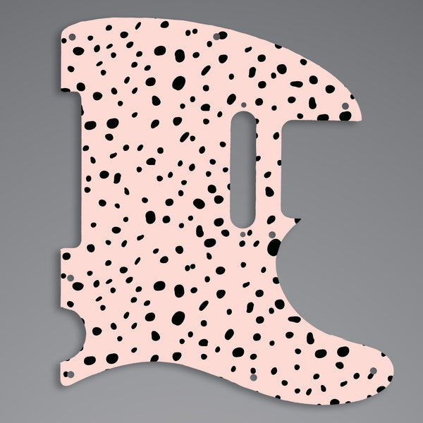 Fender Fender Telecaster pickguard 8 mounting hole 3 Ply(W/B/W) Custom Pickguard Scratchplate GIRLY Design