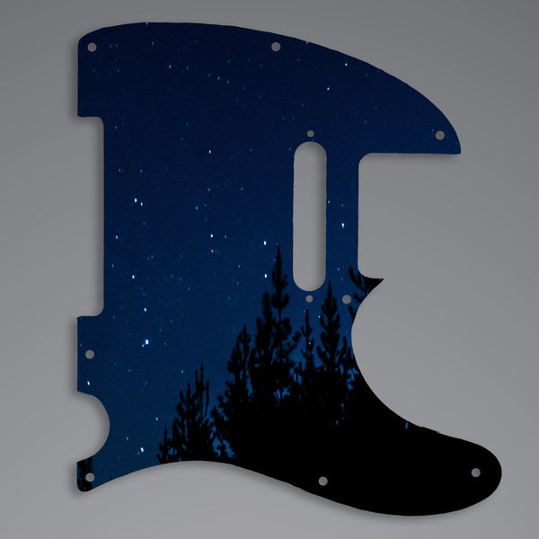 Fender Fender Telecaster pickguard 8 mounting hole 3 Ply(W/B/W) Custom Pickguard Scratchplate NIGHT Design