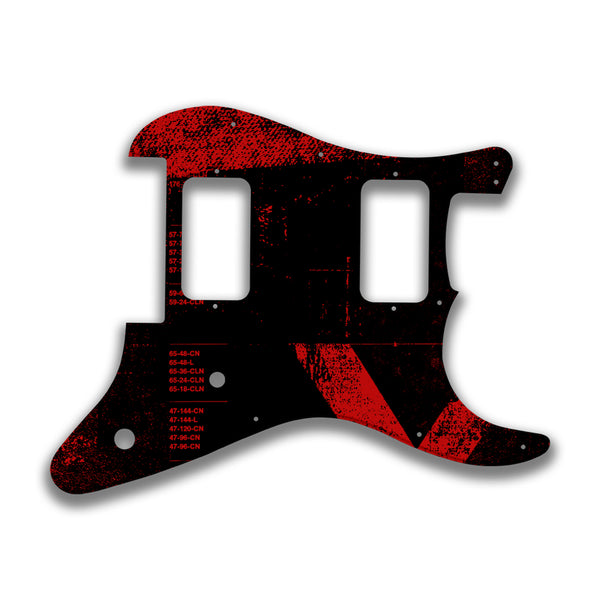 Charvel Charvel So-Cal HH w/ 2 Controls Profile Custom Pickguard Scratchplate ABSTRACT Design