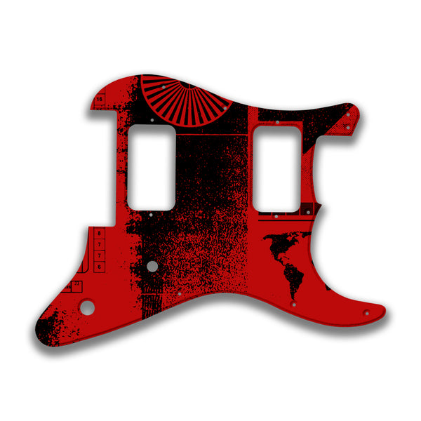 Charvel Charvel So-Cal HH w/ 2 Controls Profile Custom Pickguard Scratchplate ABSTRACT Design