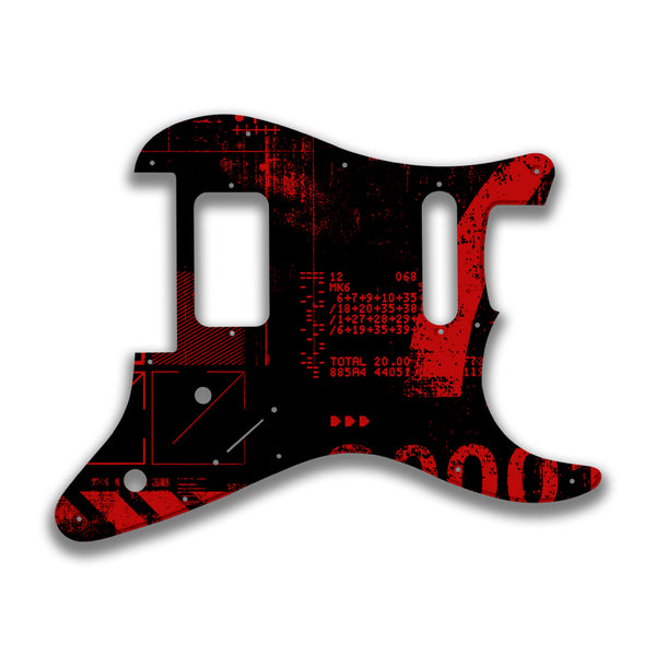 Charvel Charvel So-Cal HS w/ 2 Controls and Switch Profile Custom Pickguard Scratchplate ABSTRACT Design