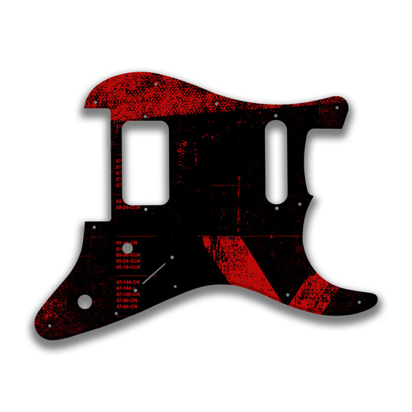 Charvel Charvel So-Cal HS w/ 2 Controls and Switch Profile Custom Pickguard Scratchplate ABSTRACT Design