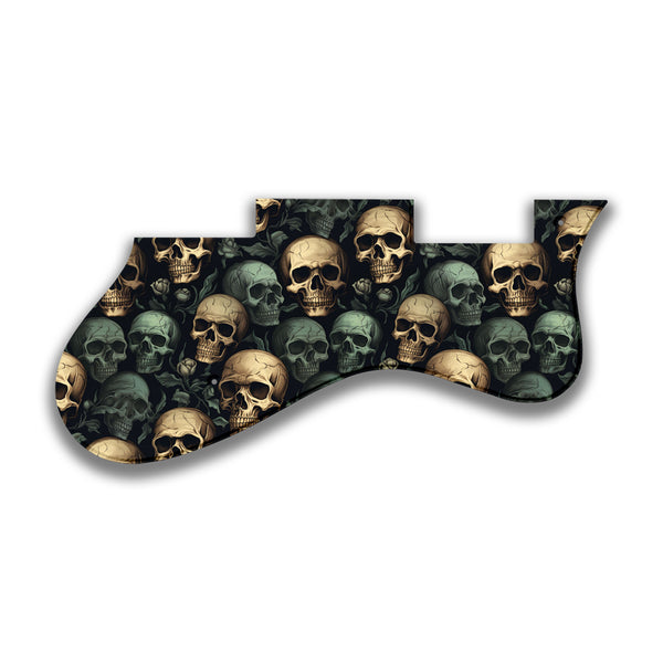 Epiphone Epiphone Epi Dot Profile Custom Pickguard Scratchplate SKULL Design