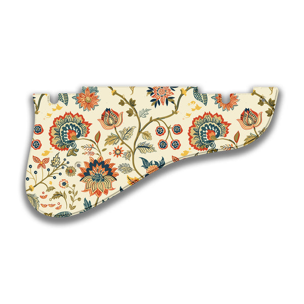 Epiphone Epiphone Epi Emperor II Profile A Custom Pickguard Scratchplate INDIAN_FLORAL Design