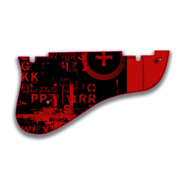 Epiphone Epiphone Epi Emperor II Profile B Custom Pickguard Scratchplate ABSTRACT Design