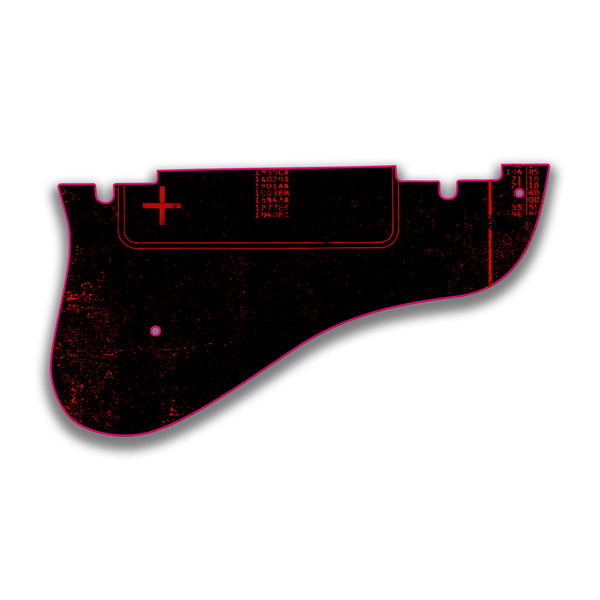 Epiphone Epiphone Epi Emperor II Profile B Custom Pickguard Scratchplate ABSTRACT Design