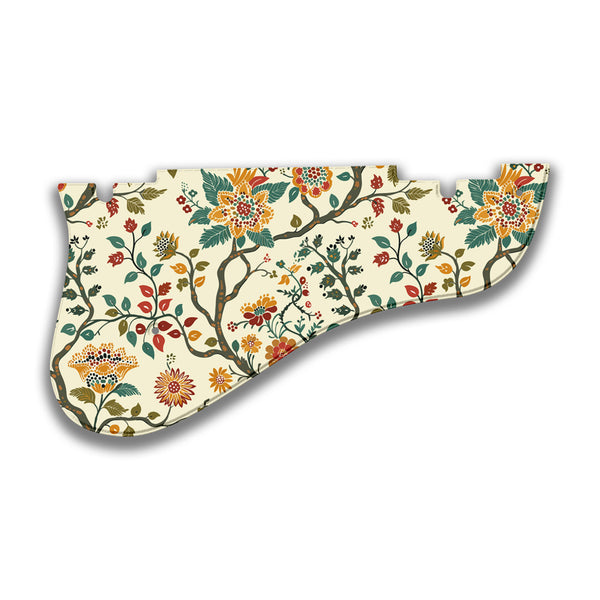 Epiphone Epiphone Epi Emperor II Profile B Custom Pickguard Scratchplate INDIAN_FLORAL Design