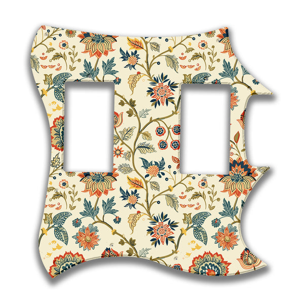 Epiphone Epiphone Epi G310 Curved Neck Pocket Profile 1 Custom Pickguard Scratchplate INDIAN_FLORAL Design