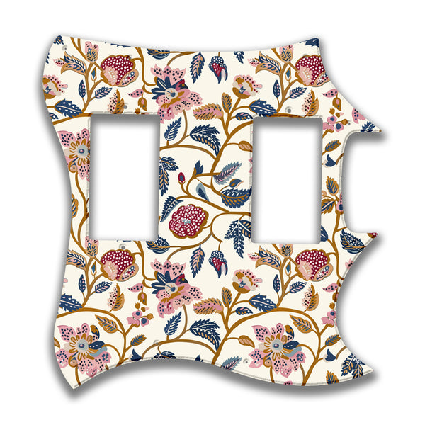 Epiphone Epiphone Epi G310 Curved Neck Pocket Profile 1 Custom Pickguard Scratchplate INDIAN_FLORAL Design