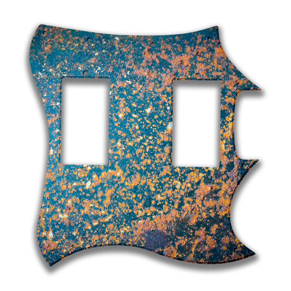 Epiphone Epiphone Epi G310 Curved Neck Pocket Profile 1 Custom Pickguard Scratchplate Rust Design