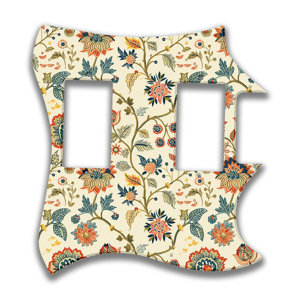 Epiphone Epiphone Epi G310 Straight Neck Pocket Profile 1 Custom Pickguard Scratchplate INDIAN_FLORAL Design