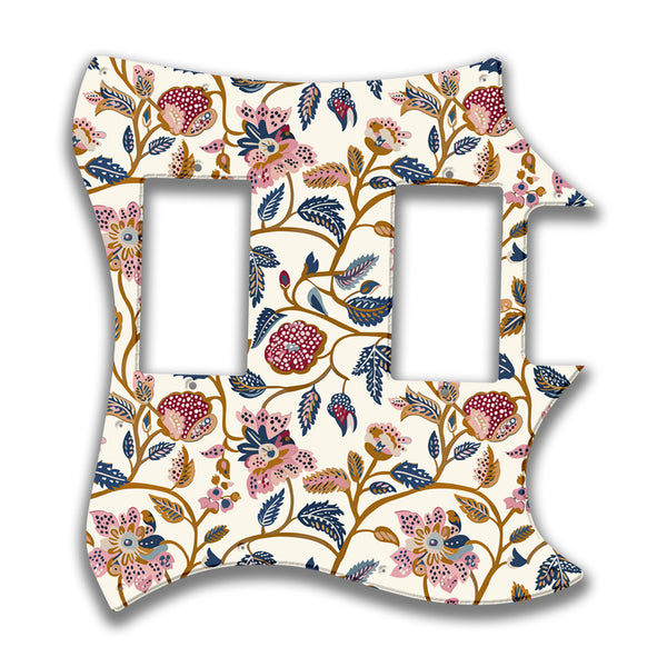 Epiphone Epiphone Epi G310 Straight Neck Pocket Profile 1 Custom Pickguard Scratchplate INDIAN_FLORAL Design