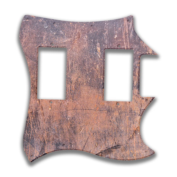 Epiphone Epiphone Epi G310 Straight Neck Pocket Profile 1 Custom Pickguard Scratchplate Rust Design