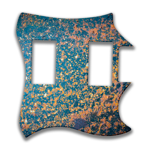 Epiphone Epiphone Epi G310 Straight Neck Pocket Profile 1 Custom Pickguard Scratchplate Rust Design