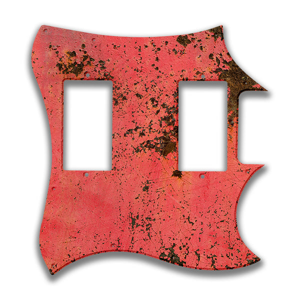 Epiphone Epiphone Epi G310 Straight Neck Pocket Profile 3 Custom Pickguard Scratchplate Rust Design