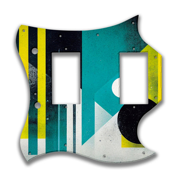 Epiphone Epiphone Epi G400 '66(RI) Full Face Profile Custom Pickguard Scratchplate ABSTRACT Design