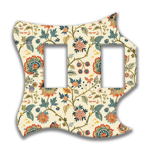 Epiphone Epiphone Epi G400 '66(RI) Full Face Profile Custom Pickguard Scratchplate INDIAN_FLORAL Design