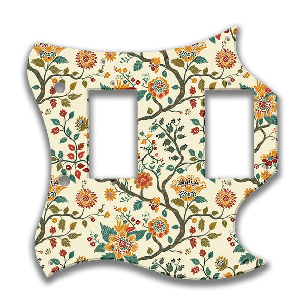 Epiphone Epiphone Epi G400 '66(RI) Full Face Profile Custom Pickguard Scratchplate INDIAN_FLORAL Design