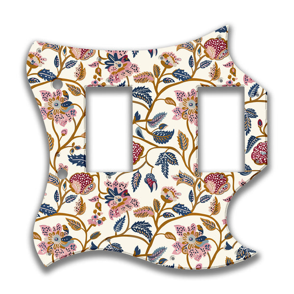 Epiphone Epiphone Epi G400 '66(RI) Full Face Profile Custom Pickguard Scratchplate INDIAN_FLORAL Design