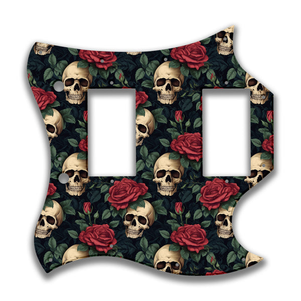 Epiphone Epiphone Epi G400 '66(RI) Full Face Profile Custom Pickguard Scratchplate SKULL Design