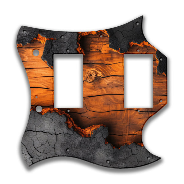 Epiphone Epiphone Epi G400 '66(RI) Full Face Profile Custom Pickguard Scratchplate Wood Design