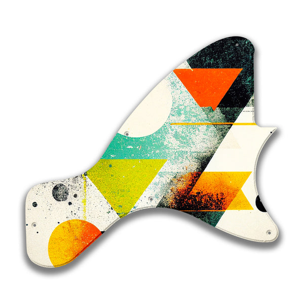 Epiphone Epiphone Epi Les Paul Junior neck tang Custom Pickguard Scratchplate ABSTRACT Design