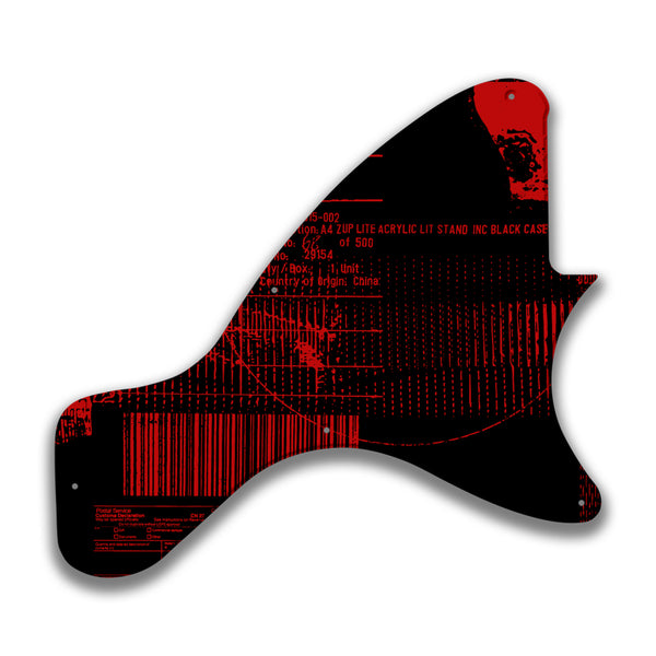 Epiphone Epiphone Epi Les Paul Junior neck tang Custom Pickguard Scratchplate ABSTRACT Design