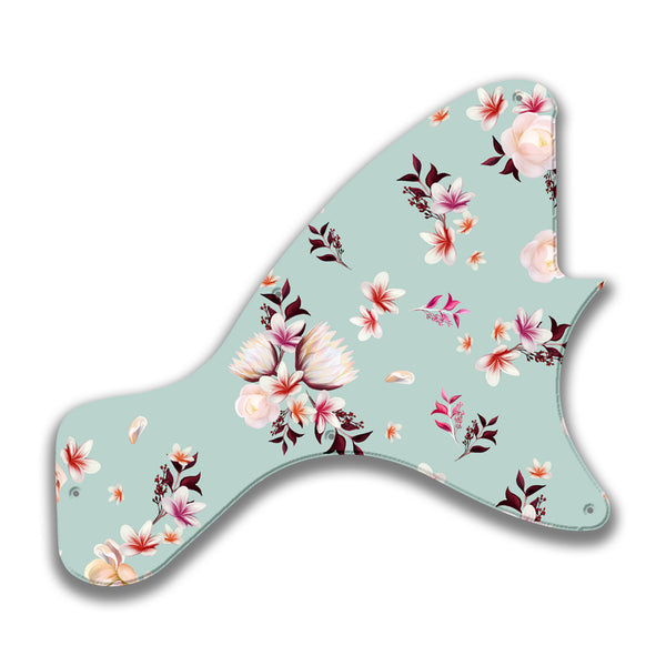 Epiphone Epiphone Epi Les Paul Junior neck tang Custom Pickguard Scratchplate FLOWERS Design