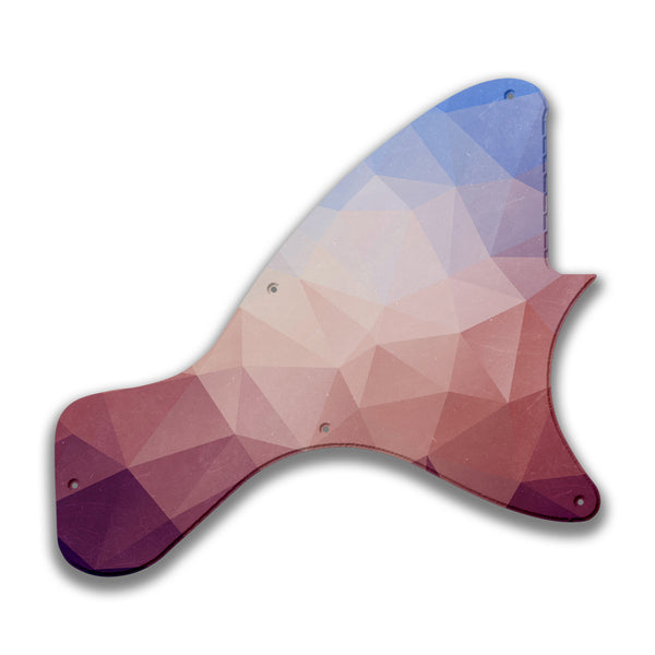 Epiphone Epiphone Epi Les Paul Junior neck tang Custom Pickguard Scratchplate POLYGON Design