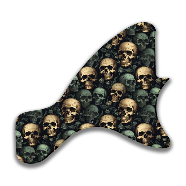 Epiphone Epiphone Epi Les Paul Junior neck tang Custom Pickguard Scratchplate SKULL Design