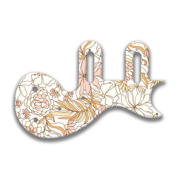 Epiphone Epiphone Epi Les Paul SL Profile Custom Pickguard Scratchplate FLOWERS Design