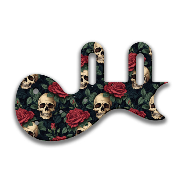 Epiphone Epiphone Epi Les Paul SL Profile Custom Pickguard Scratchplate SKULL Design