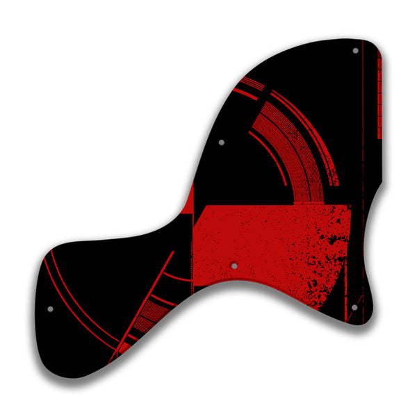 Epiphone Epiphone Epi Les Paul Junior straight neck Custom Pickguard Scratchplate ABSTRACT Design