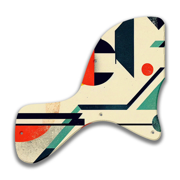 Epiphone Epiphone Epi Les Paul Junior straight neck Custom Pickguard Scratchplate ABSTRACT Design