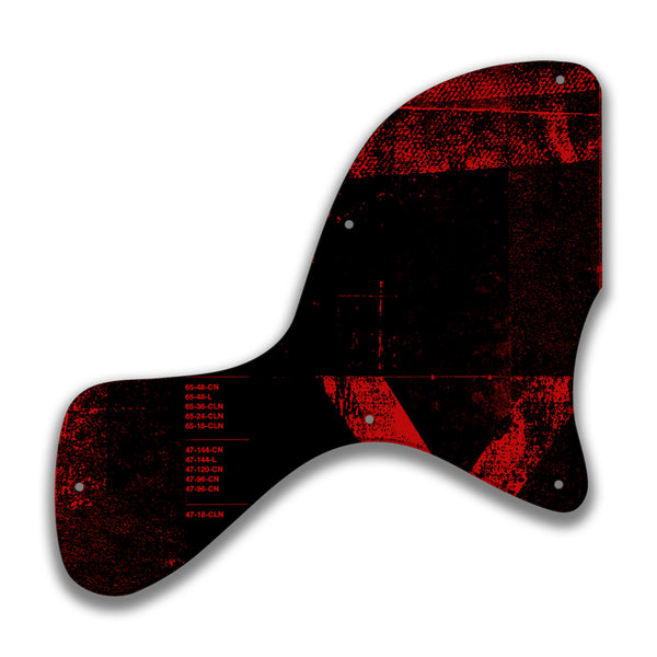 Epiphone Epiphone Epi Les Paul Junior straight neck Custom Pickguard Scratchplate ABSTRACT Design