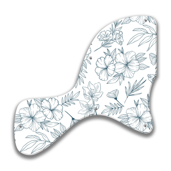 Epiphone Epiphone Epi Les Paul Junior straight neck Custom Pickguard Scratchplate Floral Design