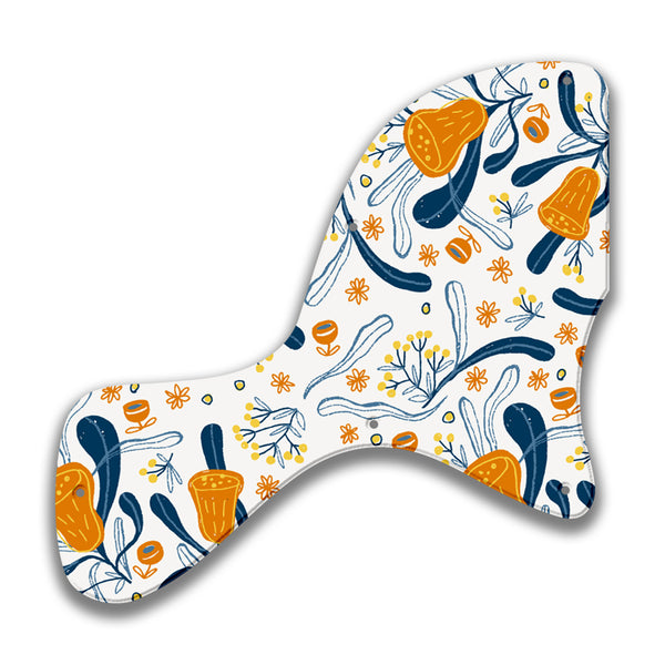 Epiphone Epiphone Epi Les Paul Junior straight neck Custom Pickguard Scratchplate Floral Design