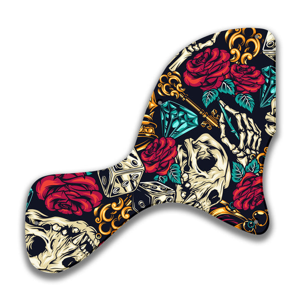 Epiphone Epiphone Epi Les Paul Junior straight neck Custom Pickguard Scratchplate Skull Design