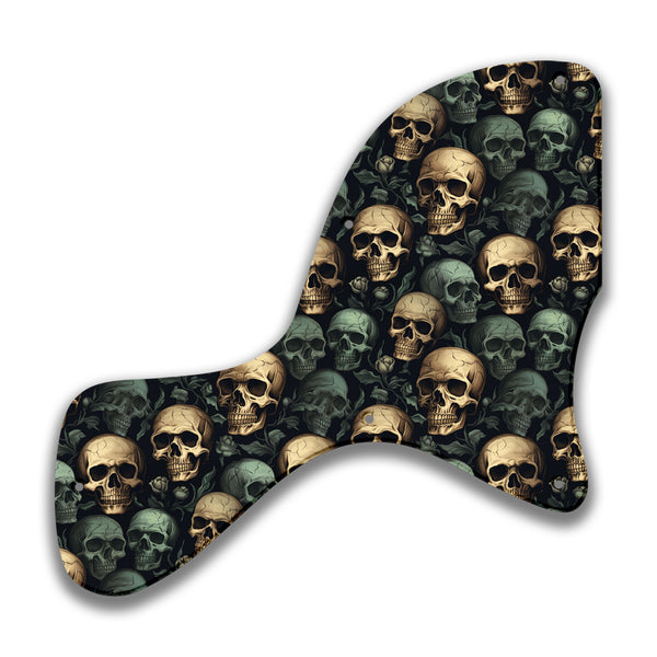 Epiphone Epiphone Epi Les Paul Junior straight neck Custom Pickguard Scratchplate SKULL Design